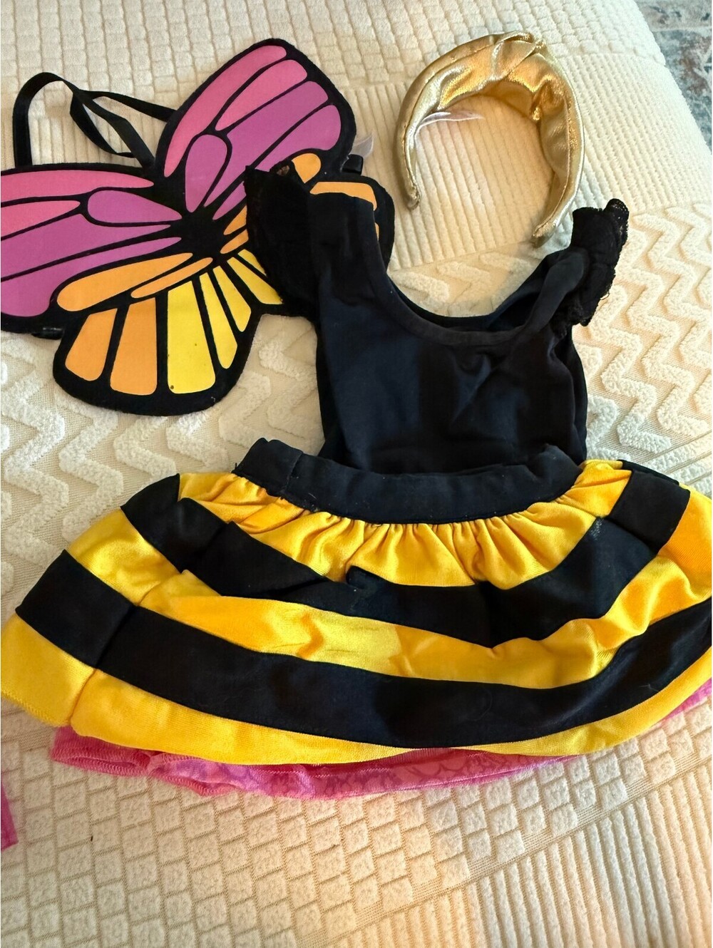 Bitty Baby American Twin Girl 2009 Butterfly Wings & Crown Outfit Costume